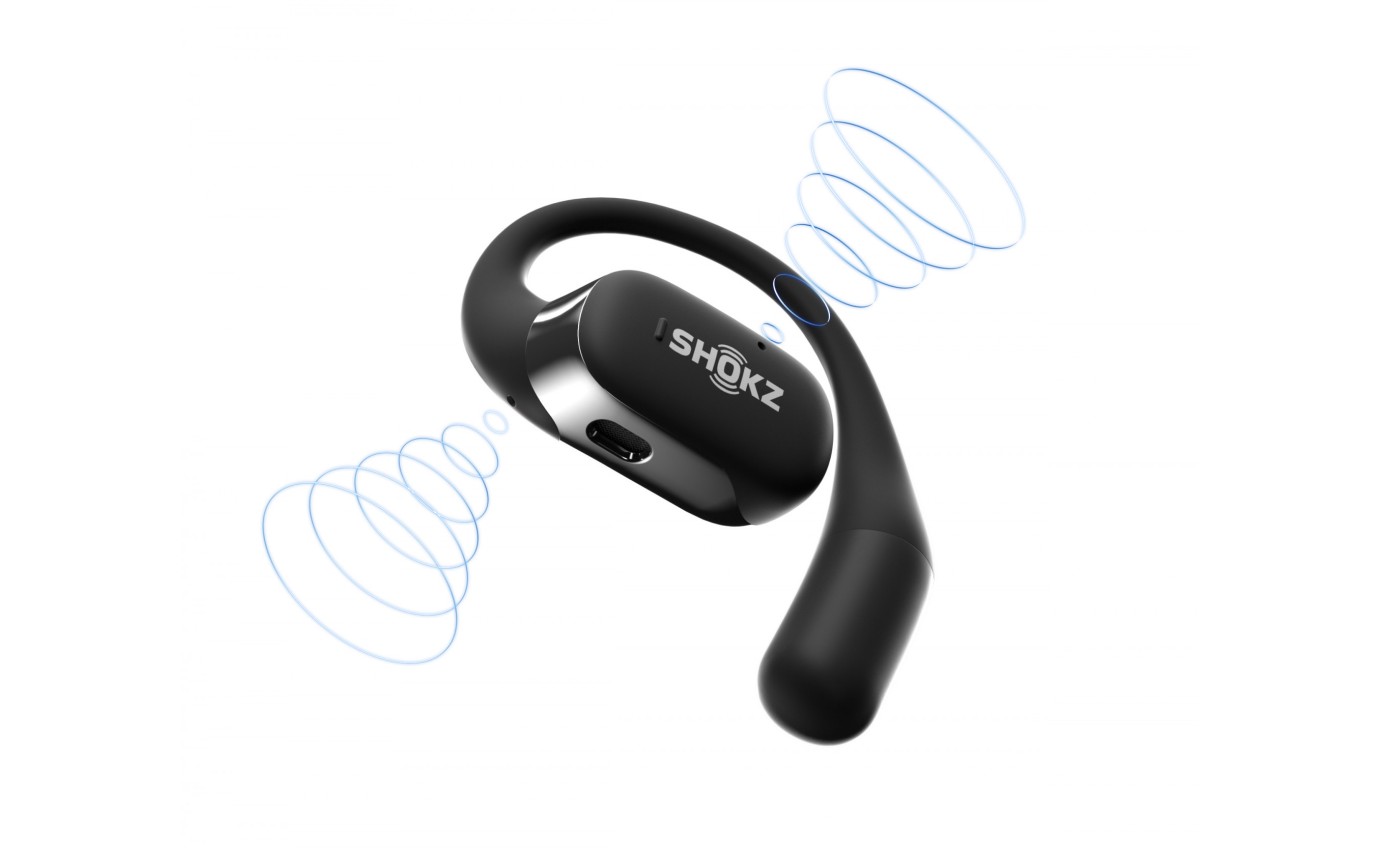 Shokz OpenFit Open-Ear True Wireless Earbuds (Black) SHOKZT910STBK