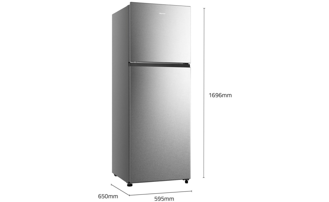 Hisense 326L Top Mount Fridge (Silver) HRTF325S