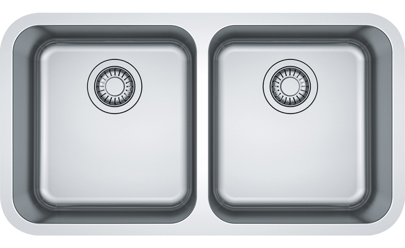 Franke Bell BCX 220-38/38 Double Bowl Sink BCX2203838