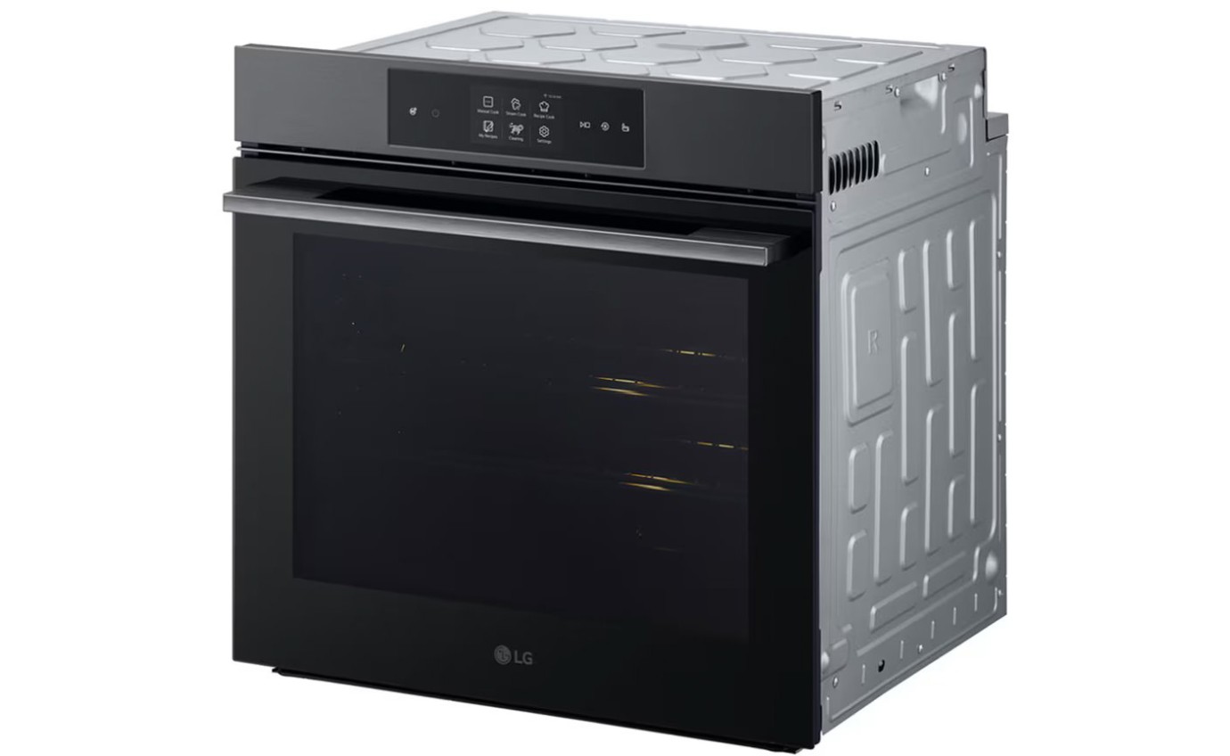 LG 76L InstaView Steam Assist Pyrolytic Oven (Black Stainless Steel) BO609T2MB4