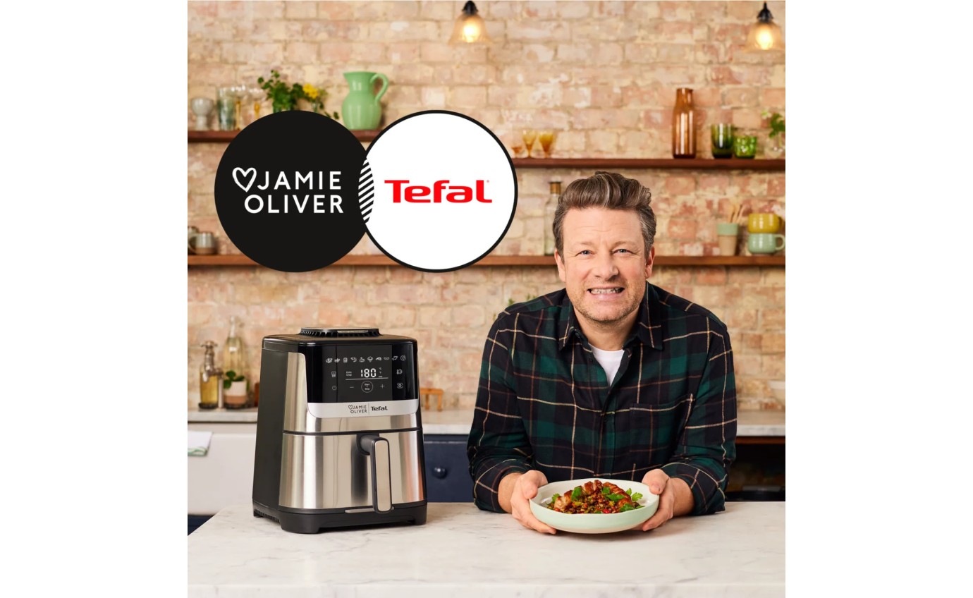 Tefal Jamie Oliver Quiet & Easy Air Fryer EY55JD