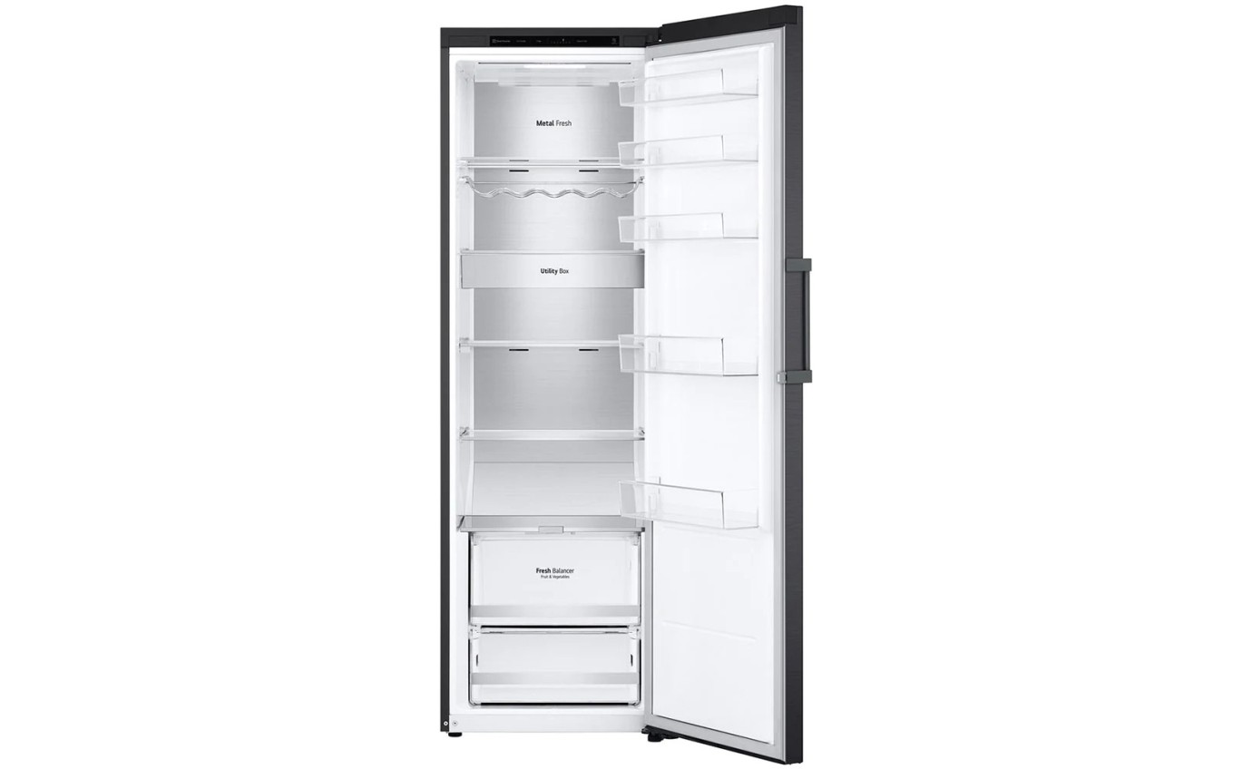 LG 386L Pigeon Pair Single Door Fridge (Matte Black) GPR386MBL