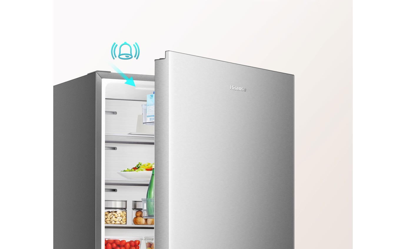Hisense 503L Bottom Mount Fridge (Stainless Steel) HRBM503S