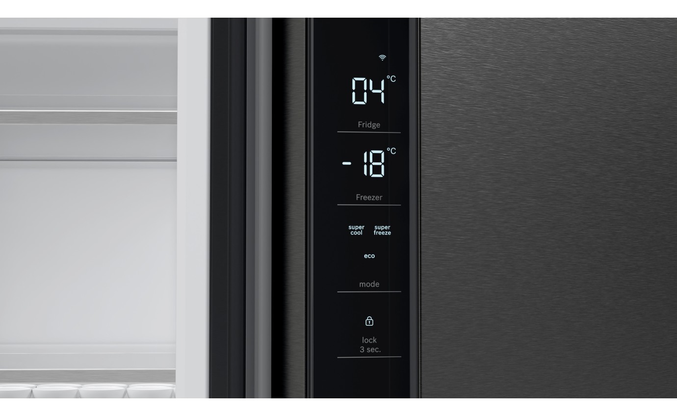 Bosch 605L Series 6 French Door Fridge (Black Stainless Steel) KFN96AXEAA