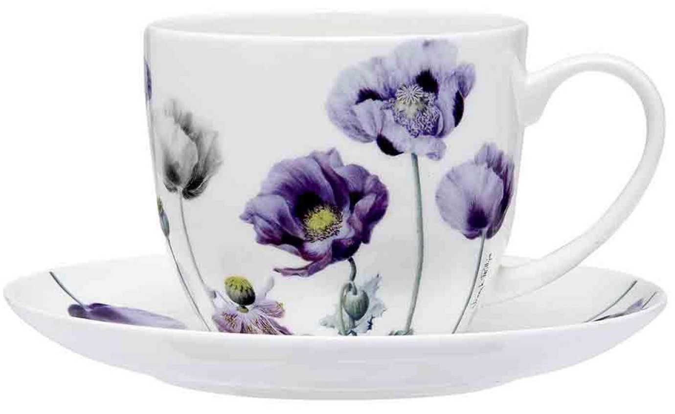 Ashdene Purple Poppies AWM Cup & Saucer 518047