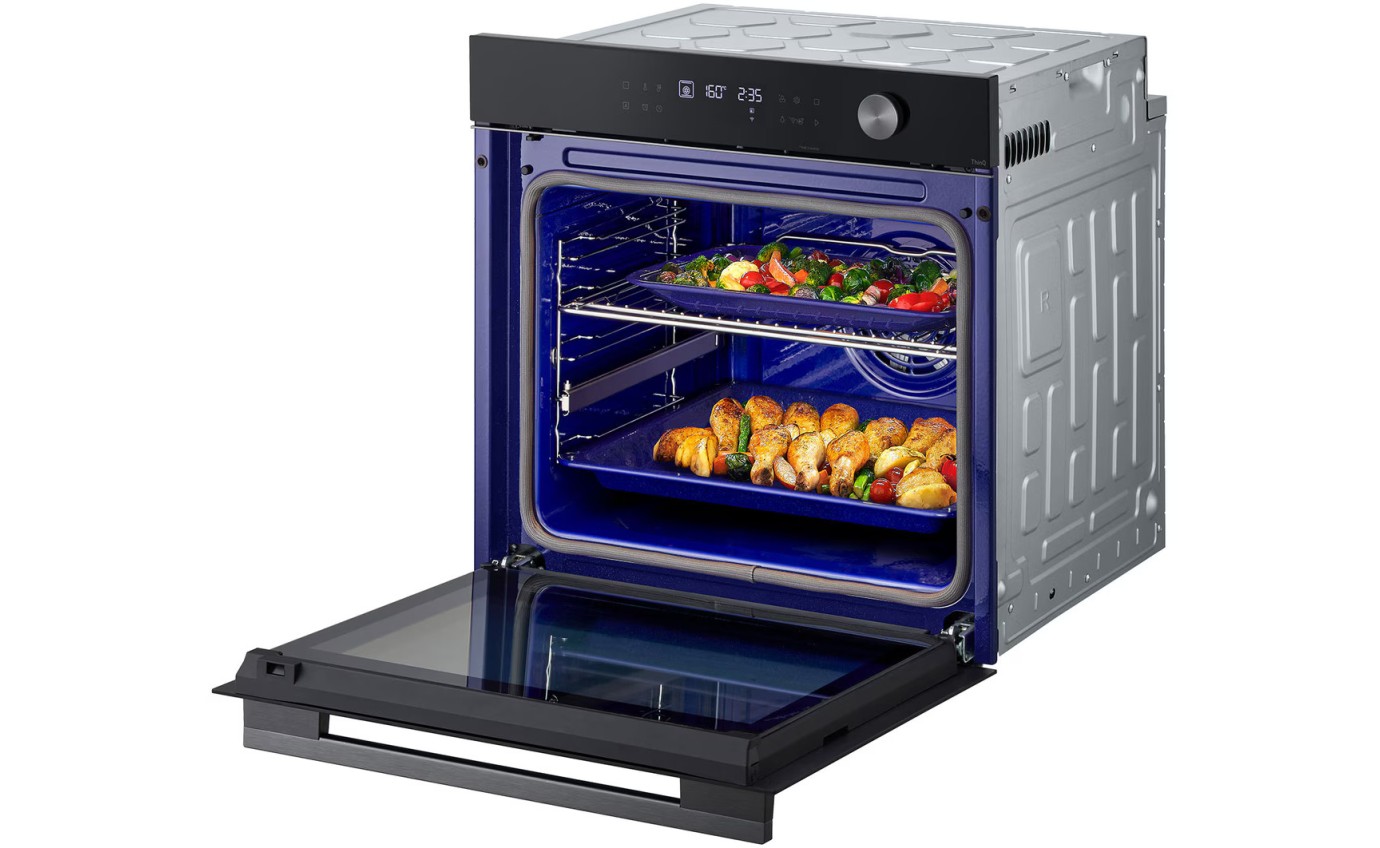 LG 76L InstaView Series 5 Oven (Black Glass) BO605G1GL5