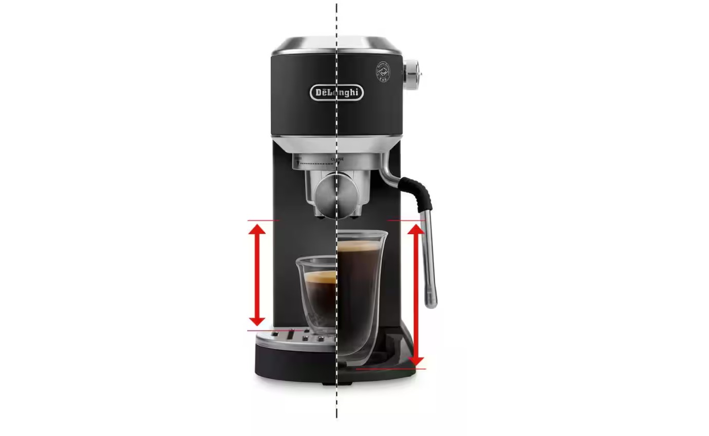 DeLonghi Dedica Duo Manual Coffee Machine (Black) EC890BK