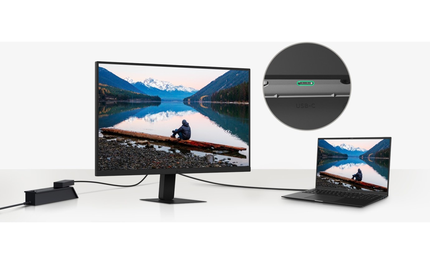 LG 27 inch QHD IPS Monitor with USB-C LG27U631AB