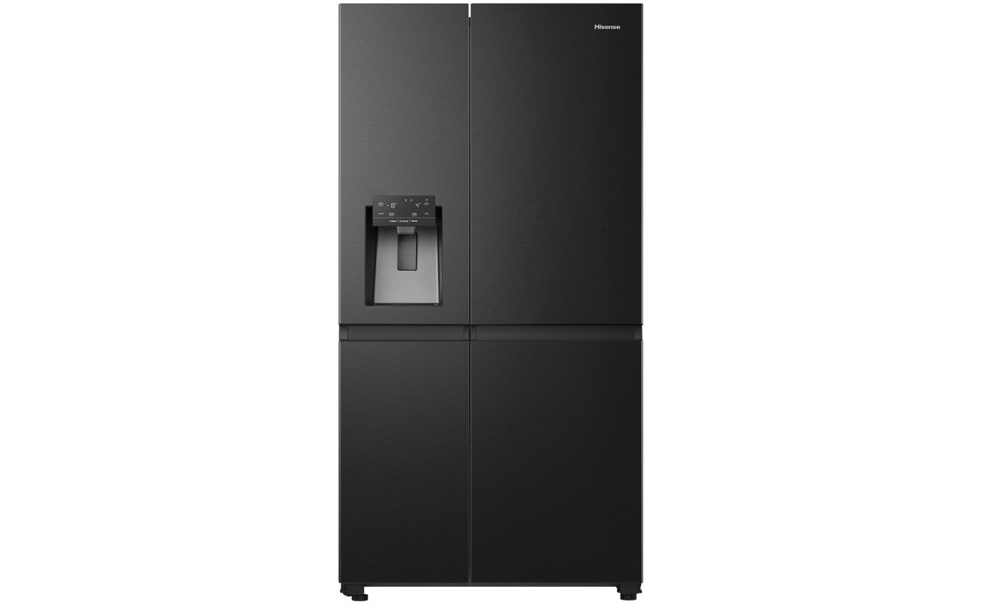 Hisense 632L Side by Side Fridge (Black) HRSBS633BW