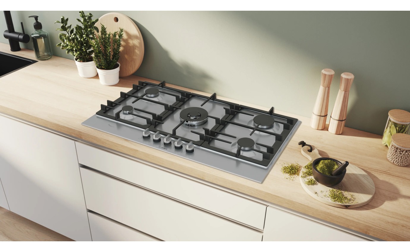 Bosch 90cm Gas Cooktop PCR9A5I90A