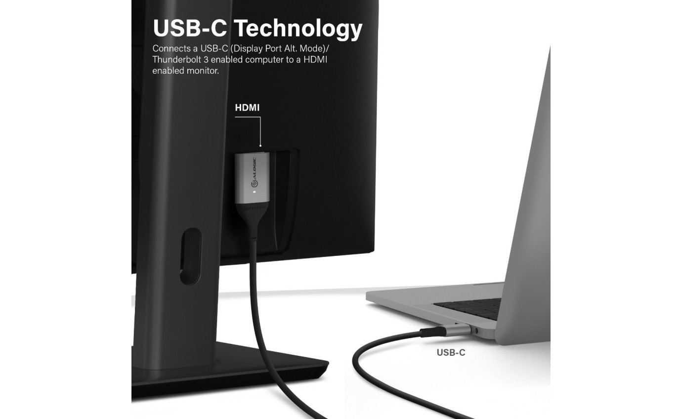ALOGIC USB-C Male to HDMI Cable (2m) ULCHD02SGR