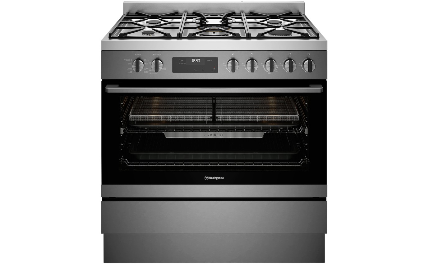 Westinghouse 90cm Dual Fuel Freestanding Cooker WFE9516DD