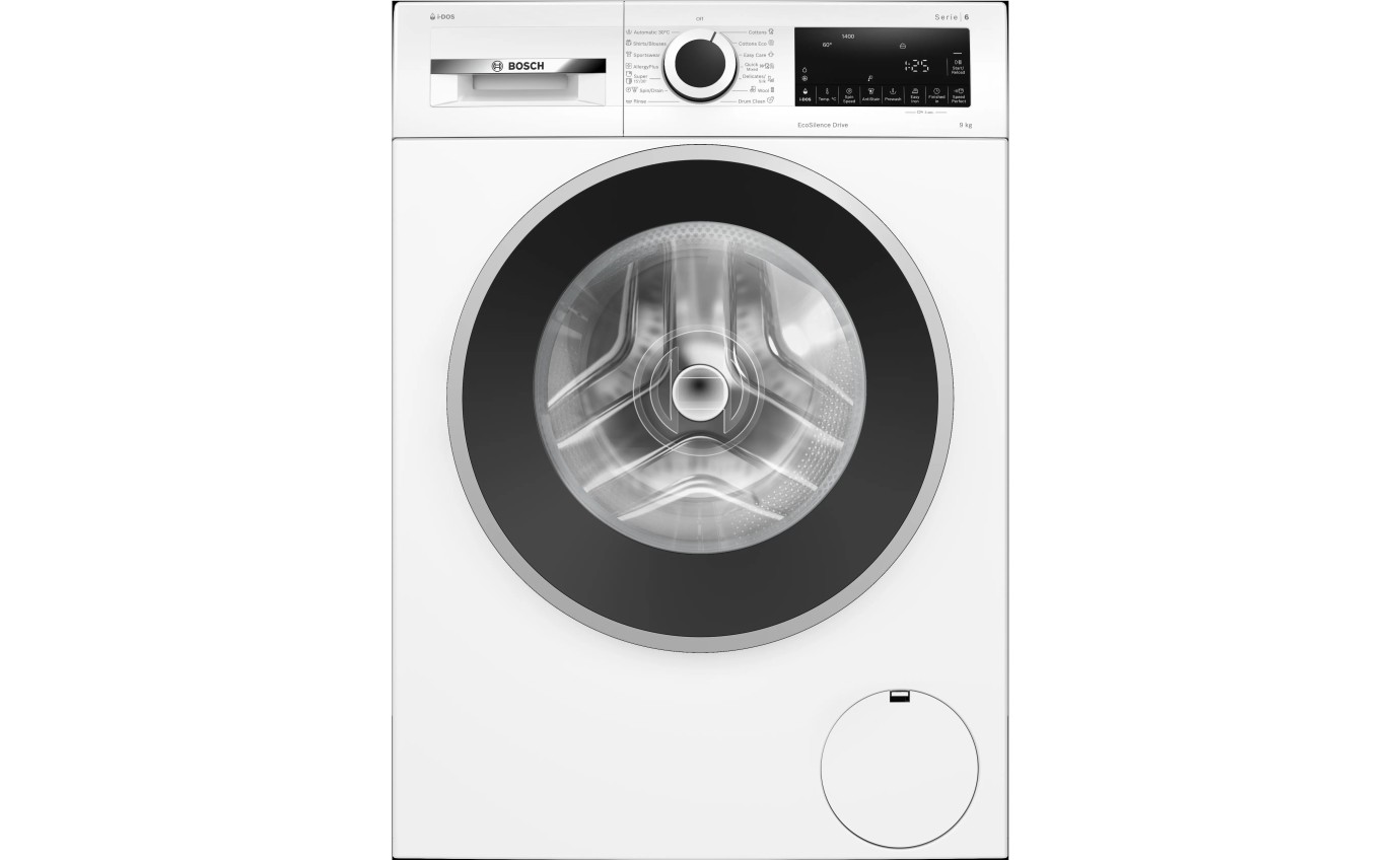 Bosch 9kg Series 6 Front Load Washing Machine (White) WGG244A9AU