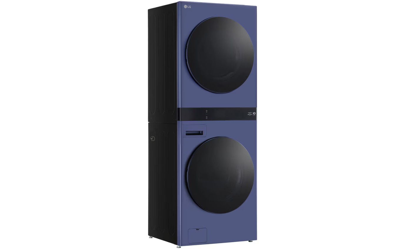 LG 19/10kg WashTower Stacked Washer Dryer (Navy Blue) WWT1910BLX