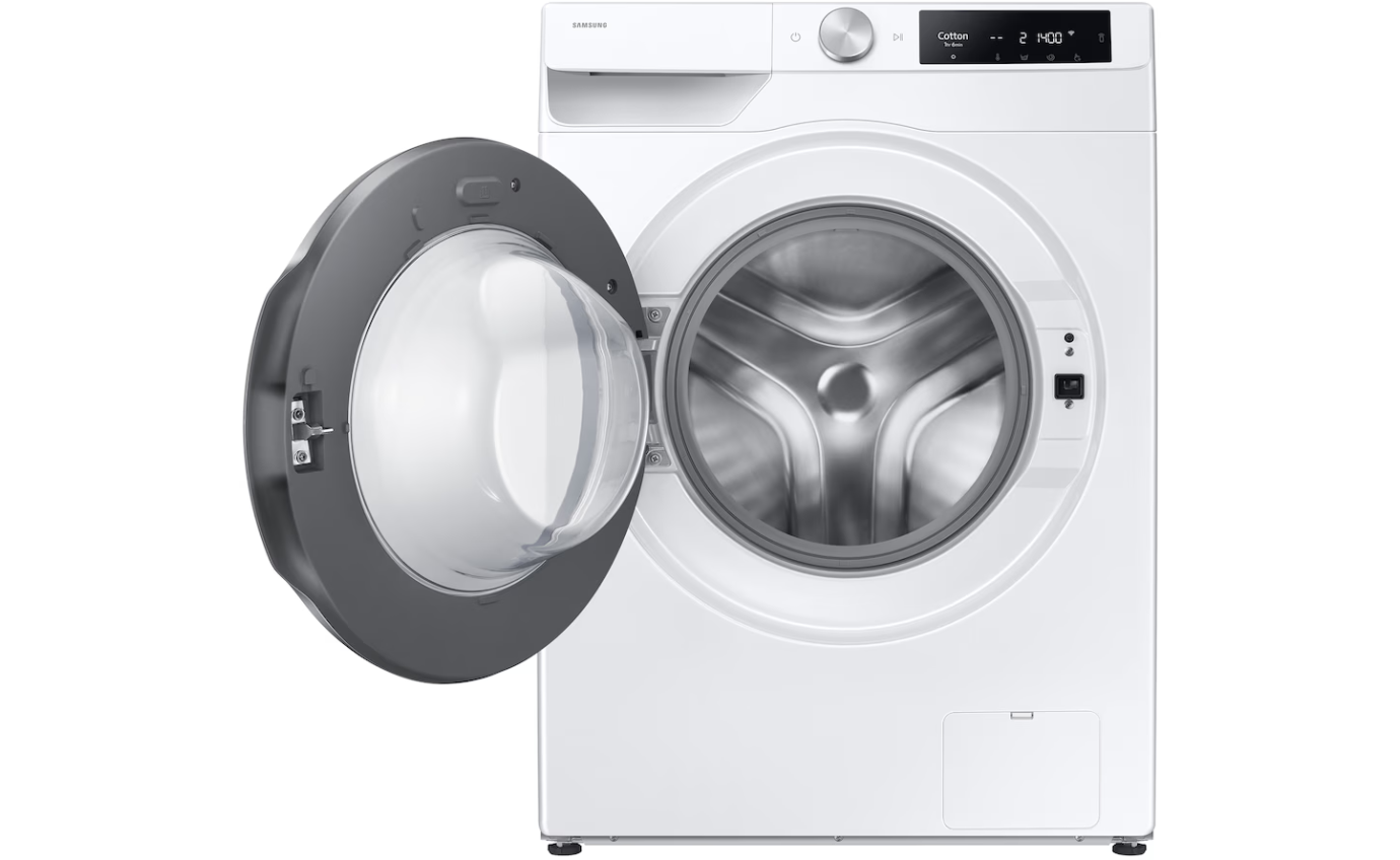Samsung 9kg Front Load Washing Machine (White) WW90DG6U3ALE