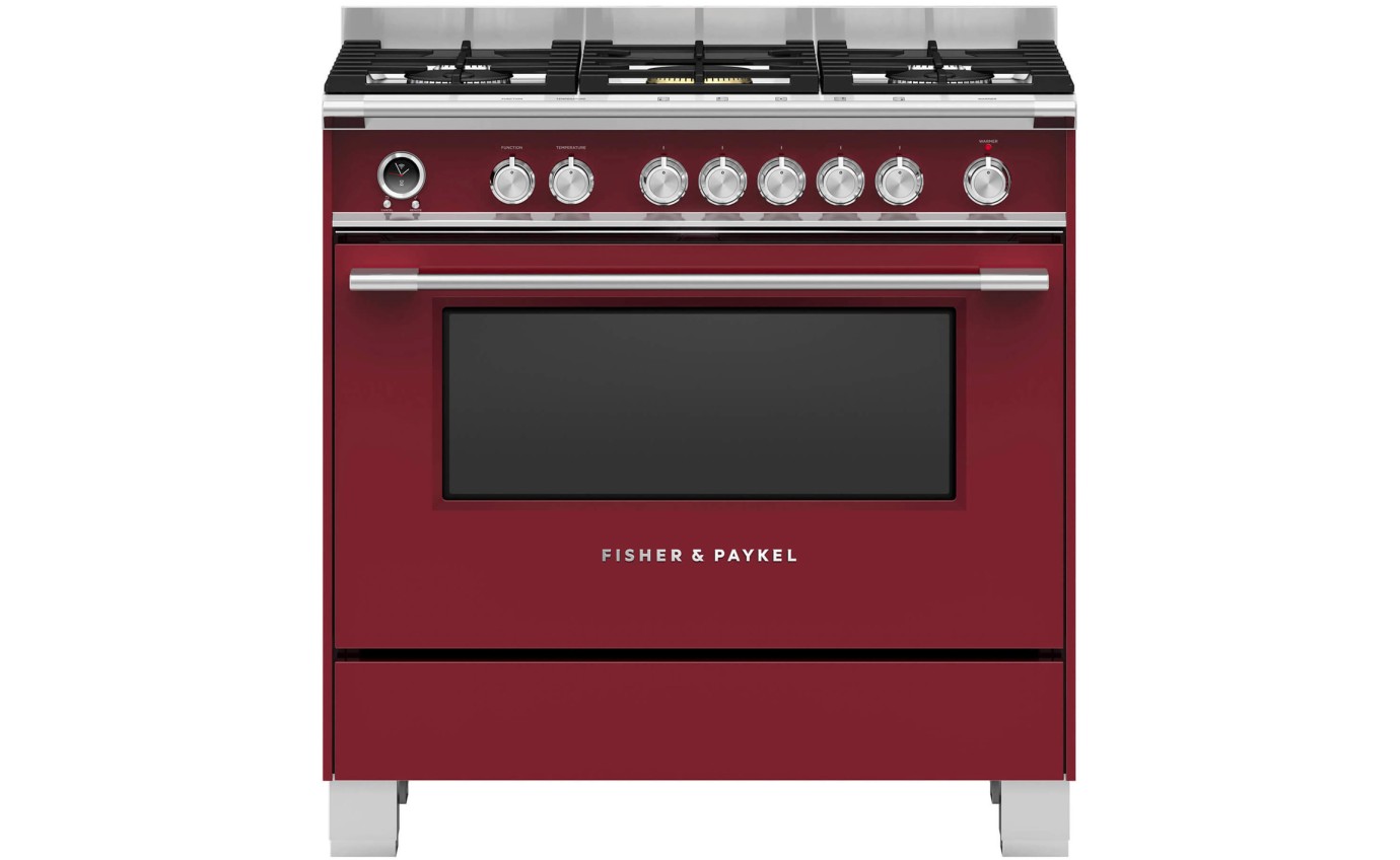 Fisher & Paykel 90cm Series 9 Classic 5 Burner Dual Fuel Pyrolytic Cooker OR90SCG6R1