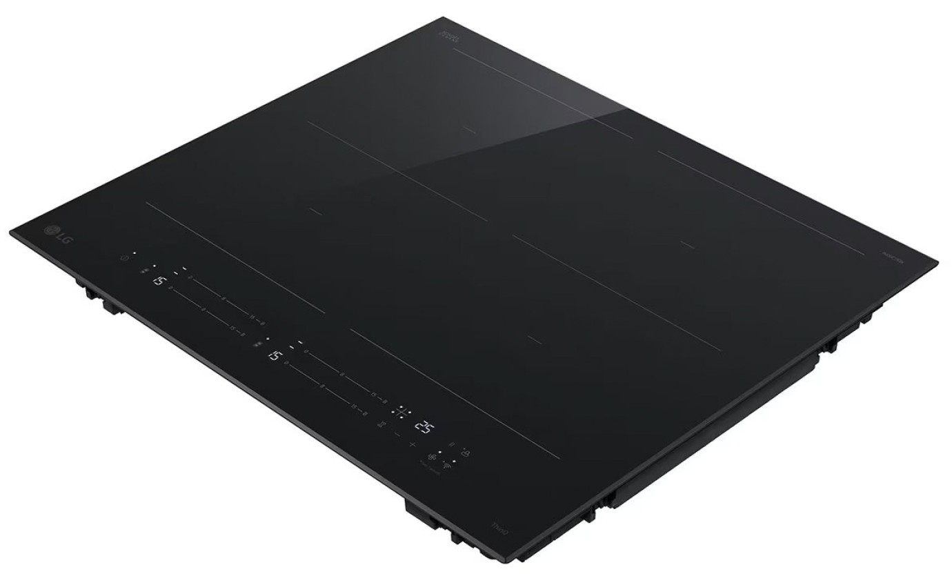 LG 60cm 4 Zone Induction Cooktop BCI607B4BG