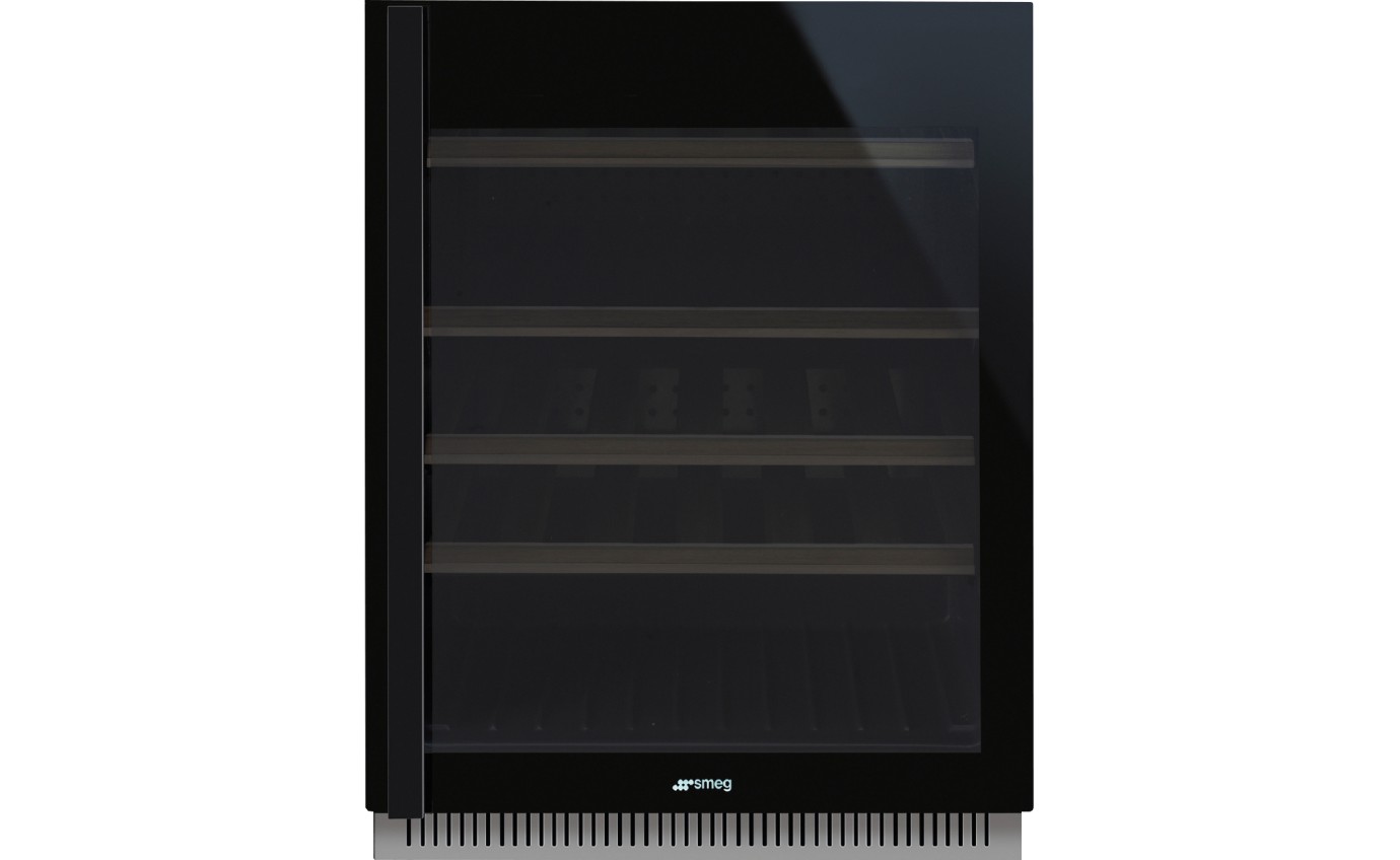 Smeg 82cm Dolce Stil Novo Built-In Wine Cooler (Black) CVI638RN3