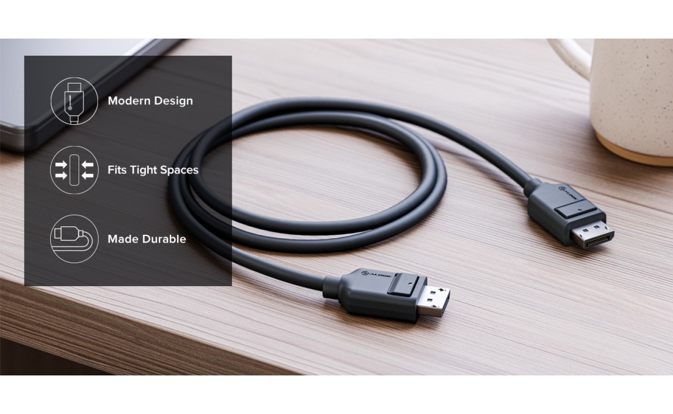 ALOGIC Elements DisplayPort Cable with 4K Support (3m) EL2DP03