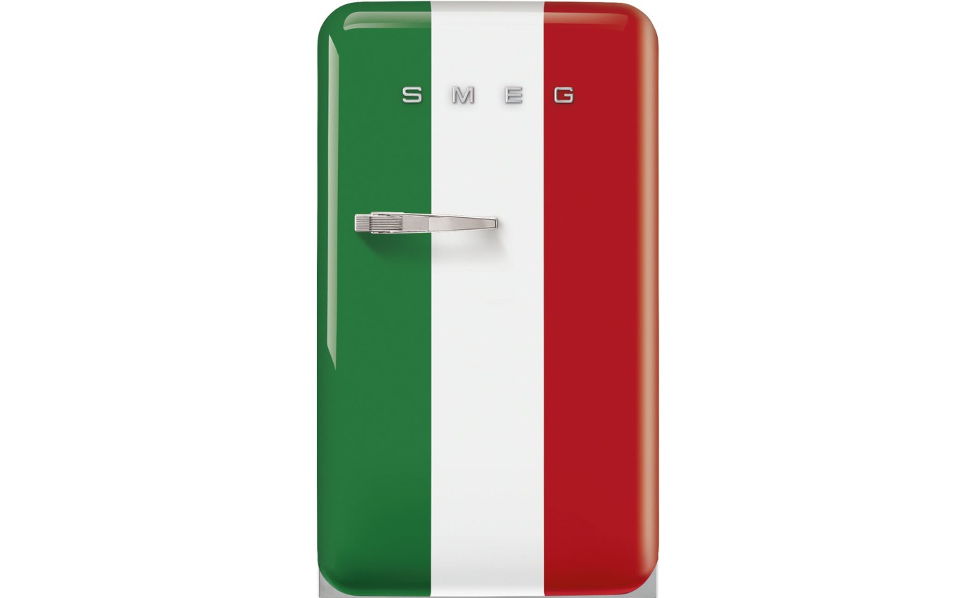 Smeg 135L 50's Style Refrigerator (Italian Flag) FAB10HRDIT6