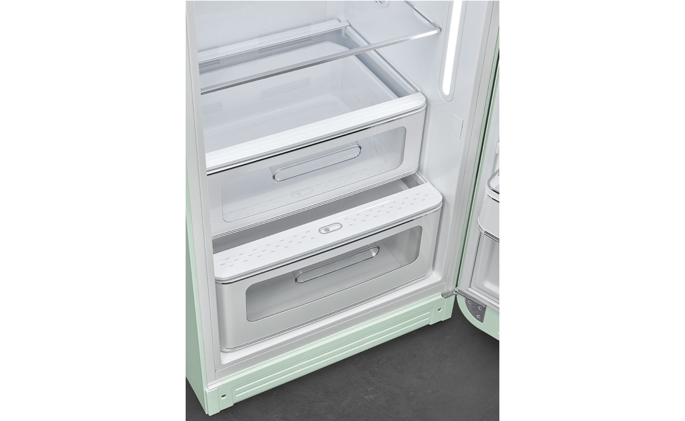 Smeg 270L 50s Style Retro Single Door Fridge (Pastel Green) FAB28RPG5AU