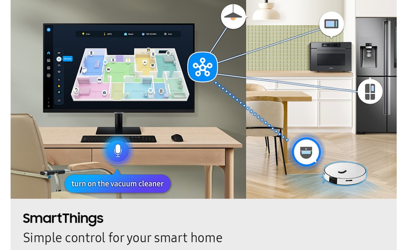 Samsung 32 inch M7 M70F 4K Smart Monitor with Remote LS32FM700UEXXY