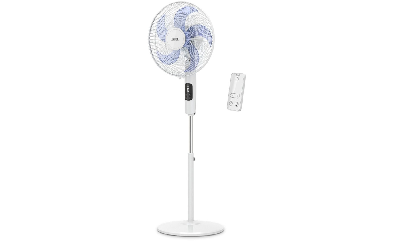 Tefal Turbo Silence Eco Pedestal Fan with Remote VF5450