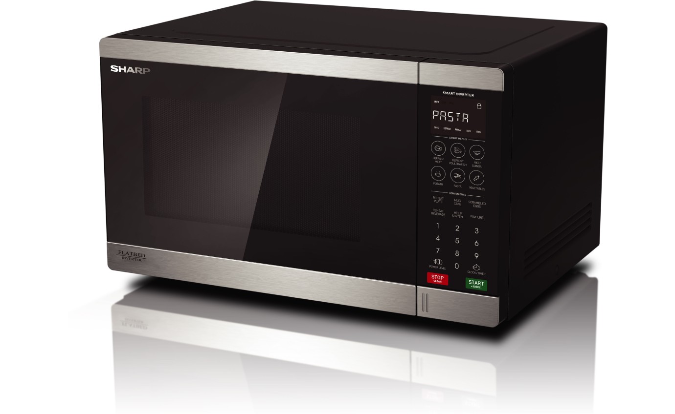 Sharp 32L 1200W Flatbed Inverter Microwave SM327FHS