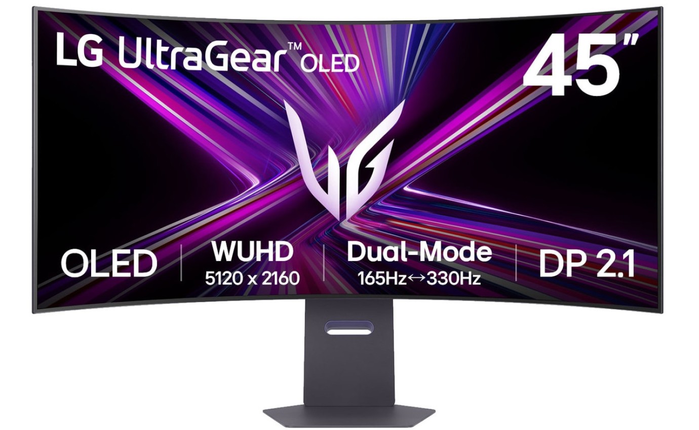 LG 45 inch UltraGear™ OLED 5K2K Dual-Mode 0.03ms HDR400 10Wx2 DP2.1 USB-C LG45GX950AB