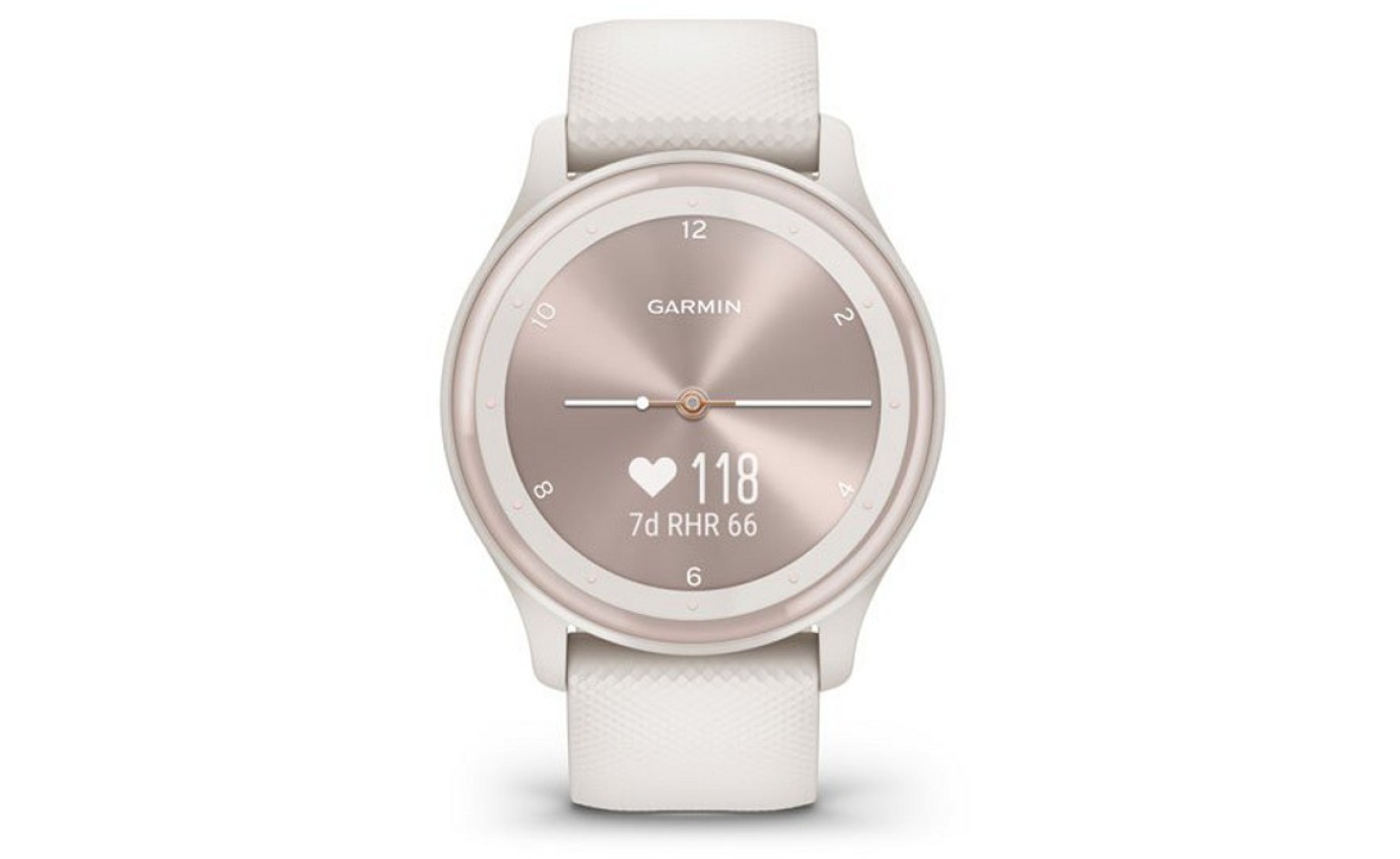 Garmin vivomove Sport Smartwatch (Ivory/Peach Gold) 0100256601
