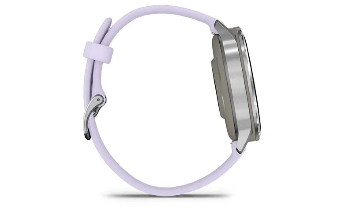 Garmin Venu&reg; 4 Smartwatch 41mm (Silver/Periwinkle Silicone Band) 0100301301
