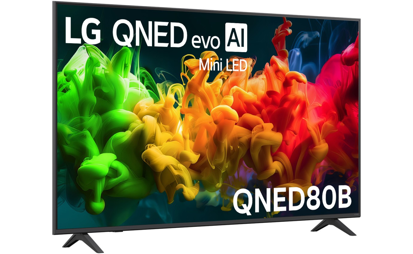 LG 65 inch QNED80B evo AI Mini LED 4K Smart TV 65QNED80BSA
