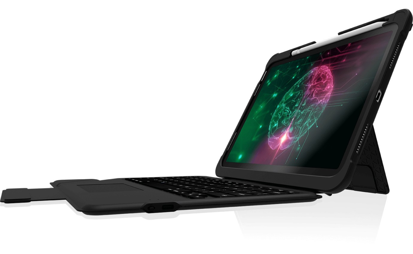 STM Dux Bluetooth Keyboard Trackpad for iPad 11th Gen (A16) & 10th Gen [Black] STM226402KX01