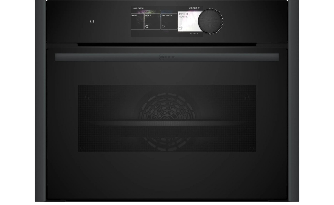 Neff 45cm N 90 Built-in Compact Oven with Steam Function (Anthracite Grey) C29FY5CY0AG