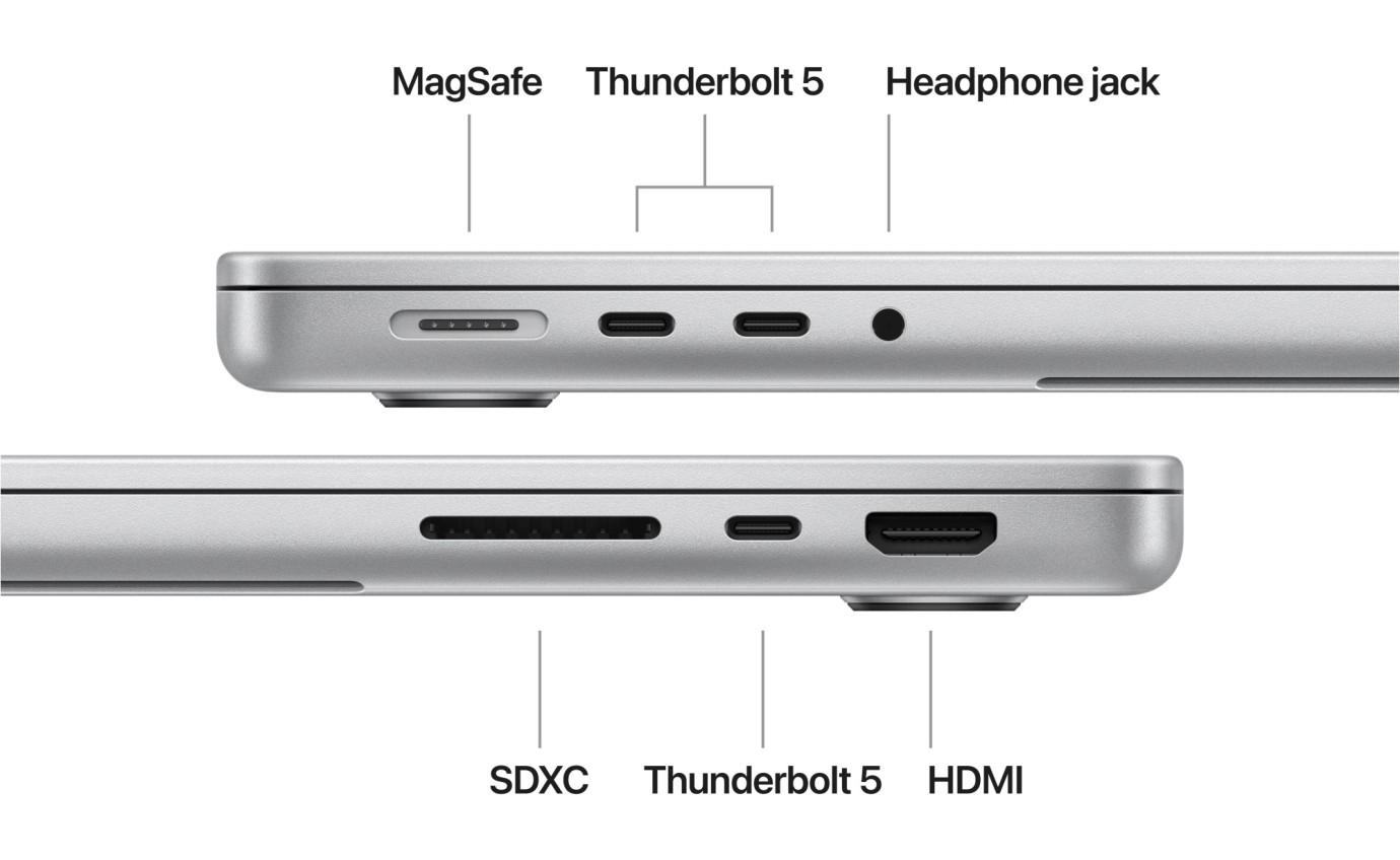 Apple MacBook Pro 14-inch M4 Pro Chip 24GB RAM 1TB (Silver) MX2F3XA