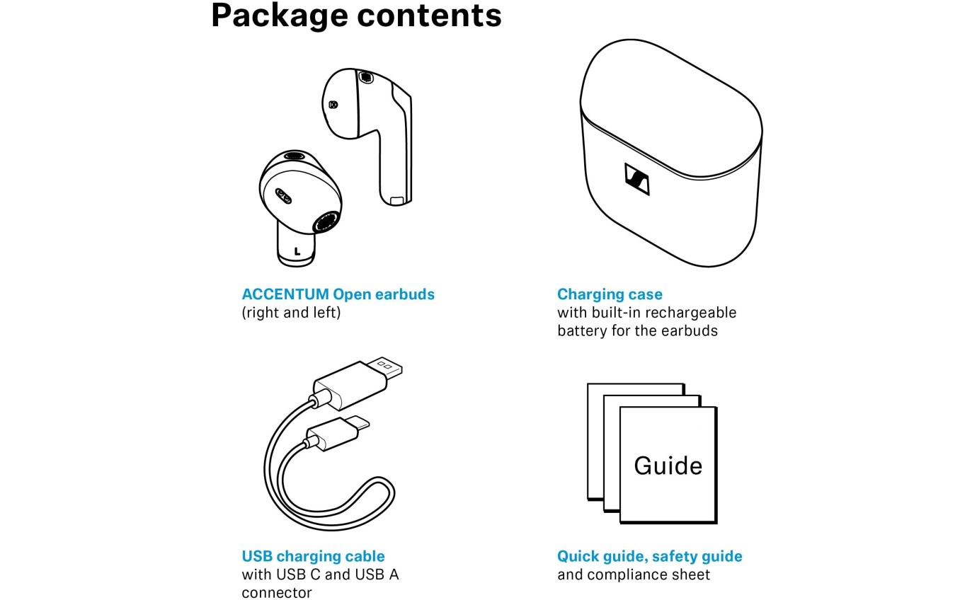 Sennheiser Accentum Open True Wireless In-Ear Headphones (Sakura) 11901360974