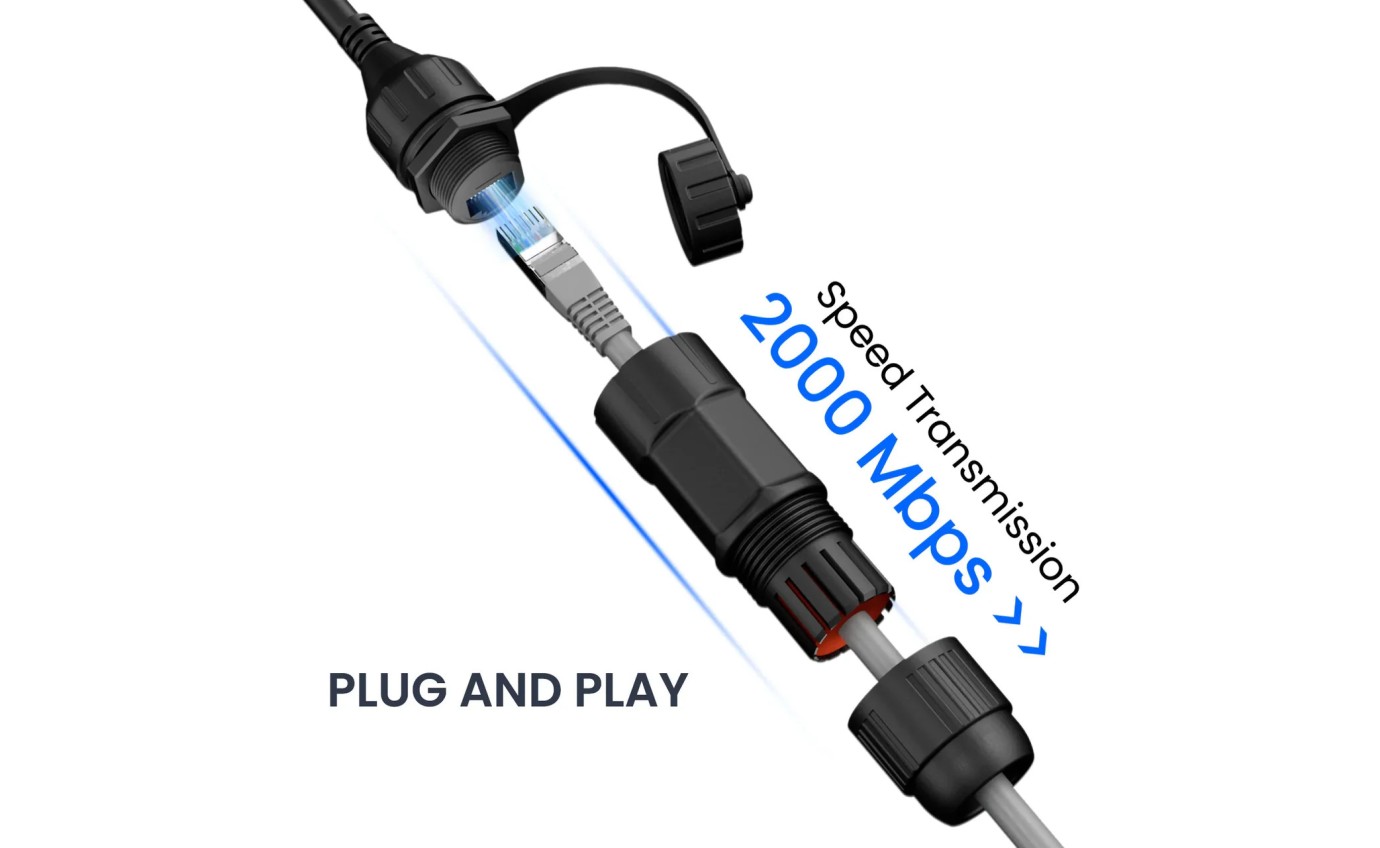 Stargear Flat High Performance SPX to RJ45 Adapter SGFHPEA