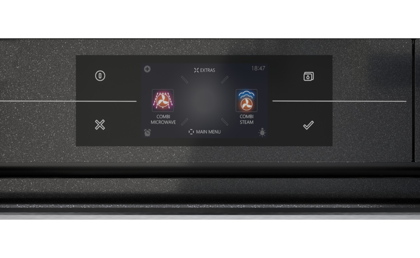 ASKO 45cm Compact Combi Steam Oven (Pearl Black) OCSM8478G