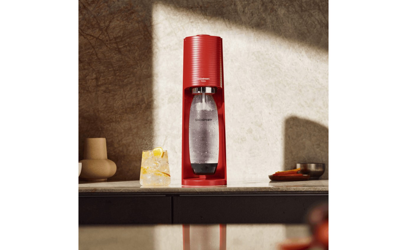SodaStream Terra Sparkling Water Maker (Red) 1012811612