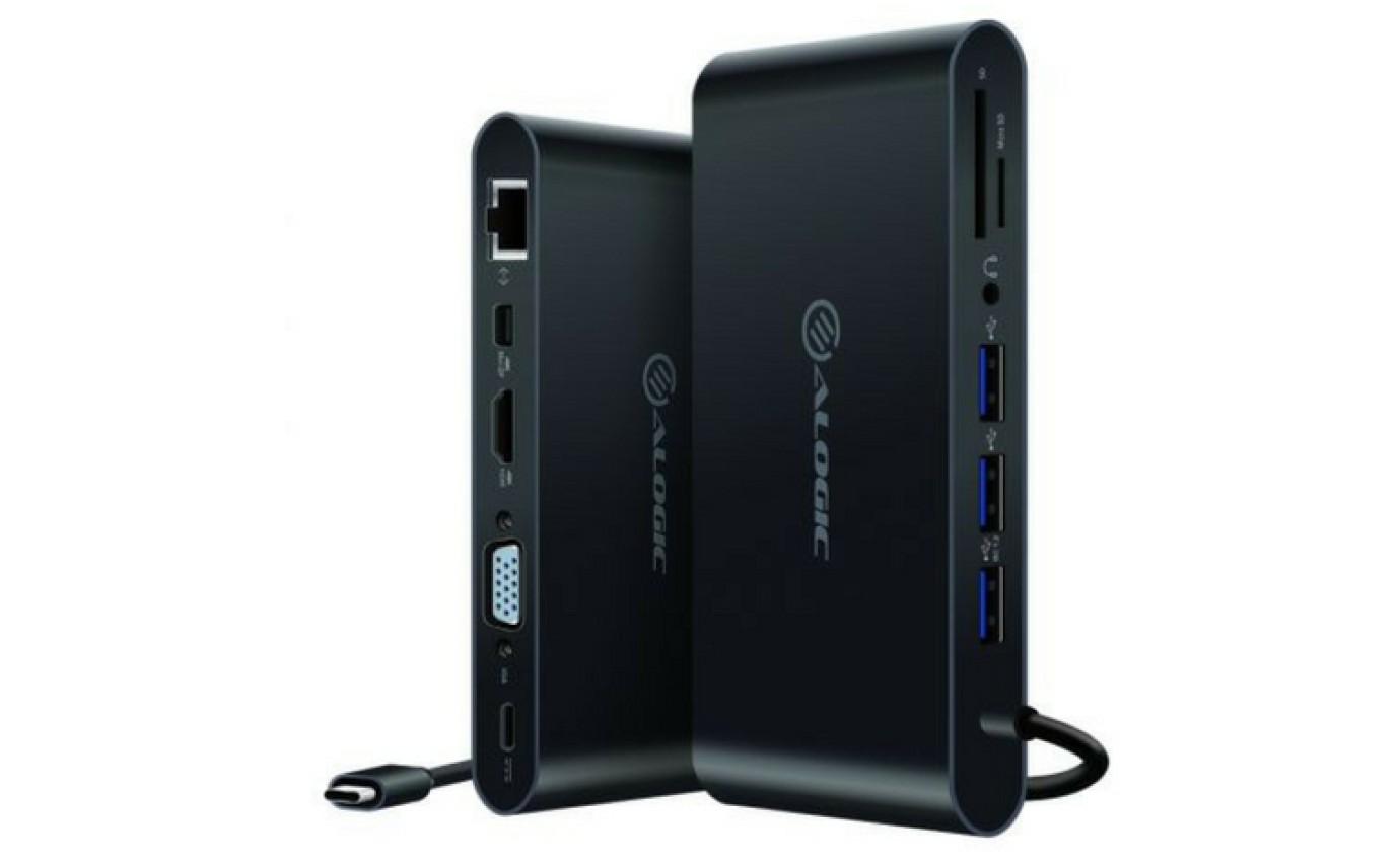 Alogic USB-C Portable SUPER Dock- Black VPLUCSD3OBLK