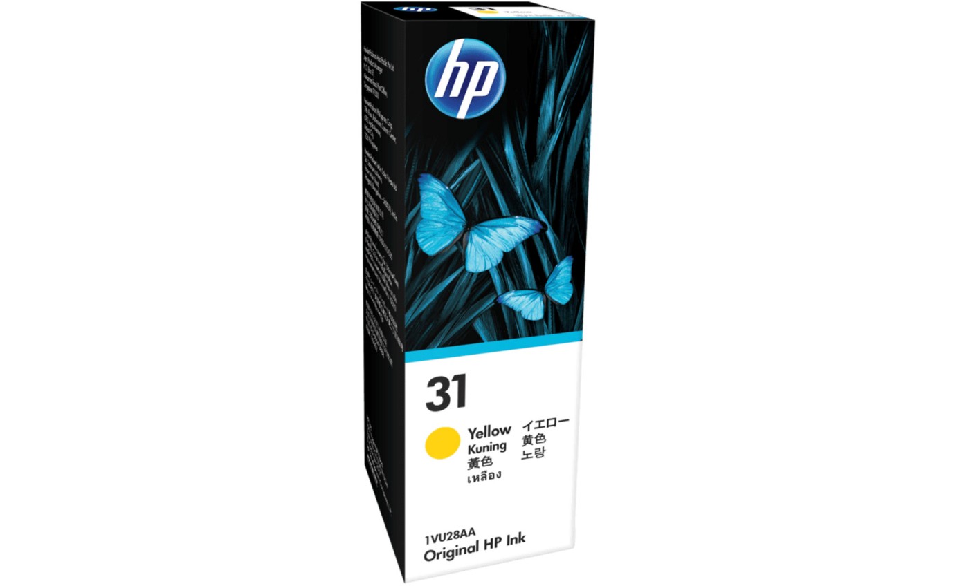 HP 31 Original Ink Bottle 70ml (Yellow) 1VU28AA