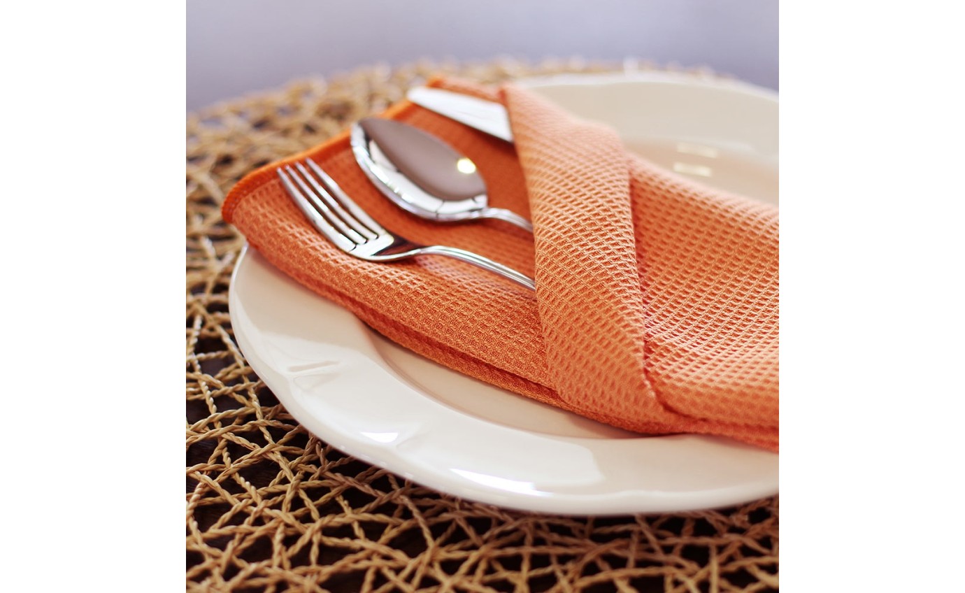 White Magic Tea Towel Single (Coral) WMMFTTSC