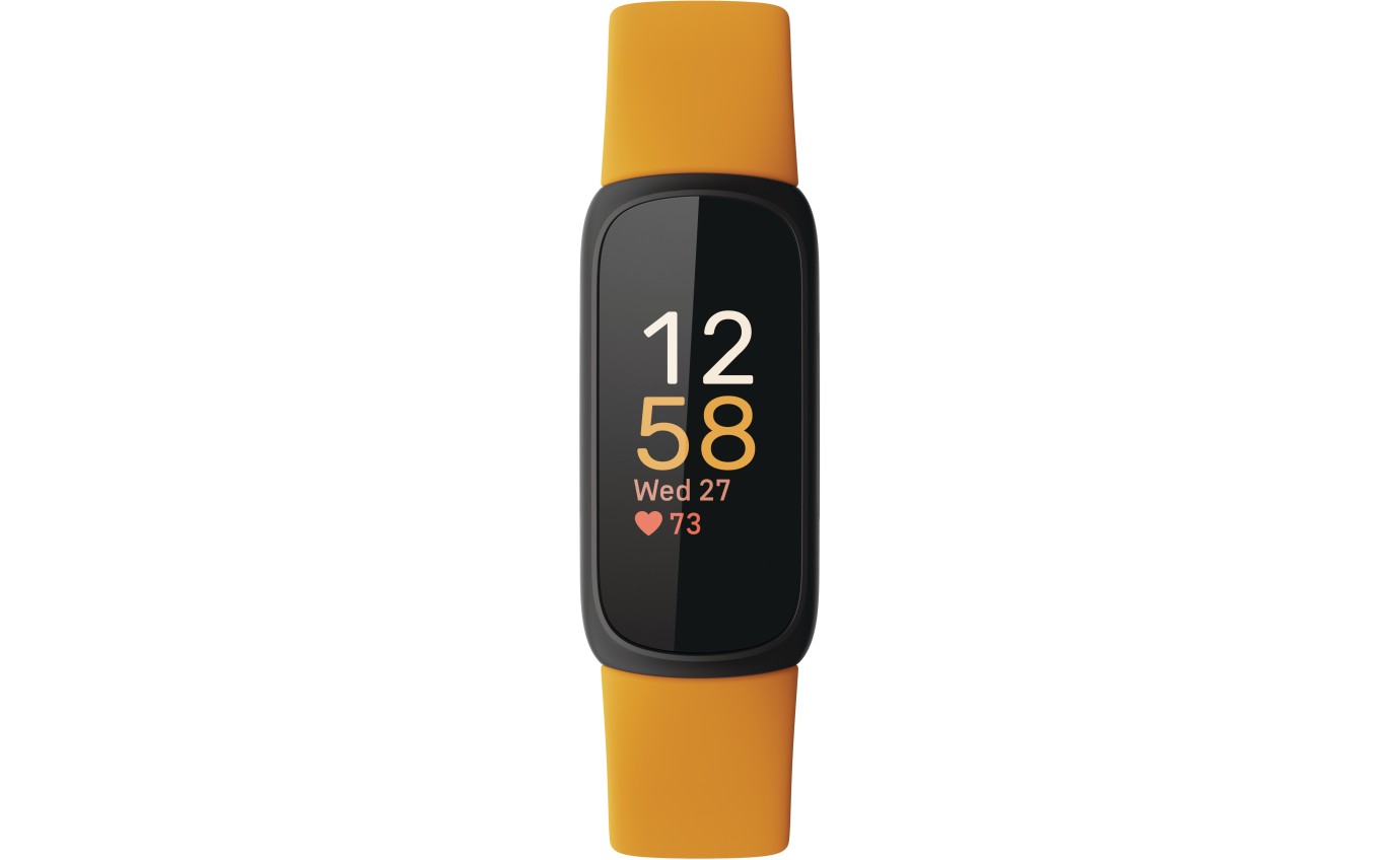 Fitbit Inspire 3 Smartwatch (Morning Glow/Black) FB424BKYWFRCJK