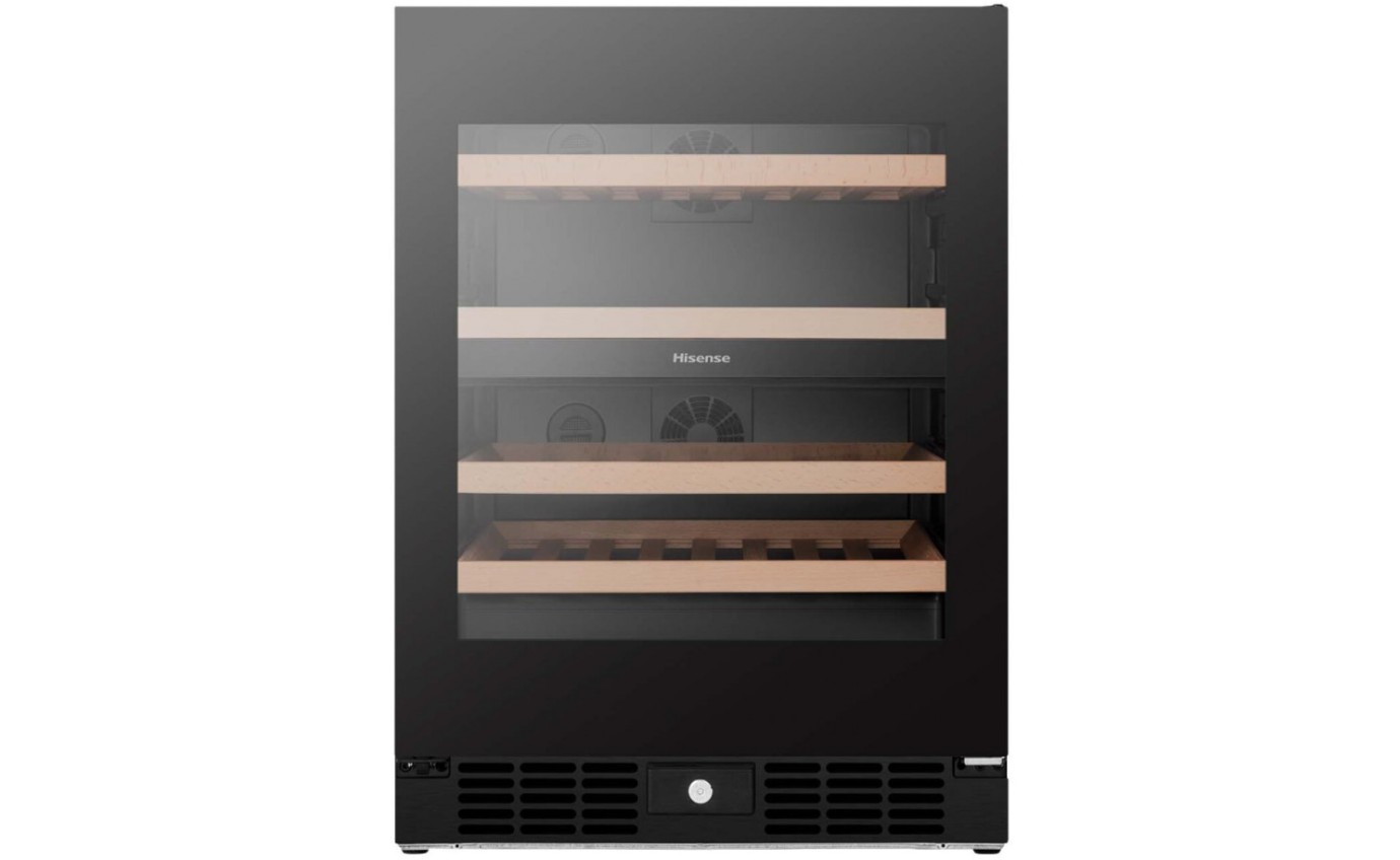 Hisense 46 Bottle Dual Zone Wine Cabinet (Black) HRWC46B