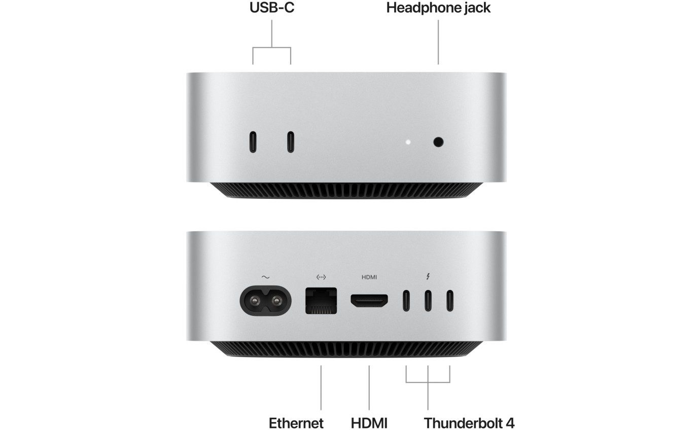 Apple Mac mini M4 Chip 10-Core CPU 10-Core GPU 16GB RAM 256GB MU9D3XA