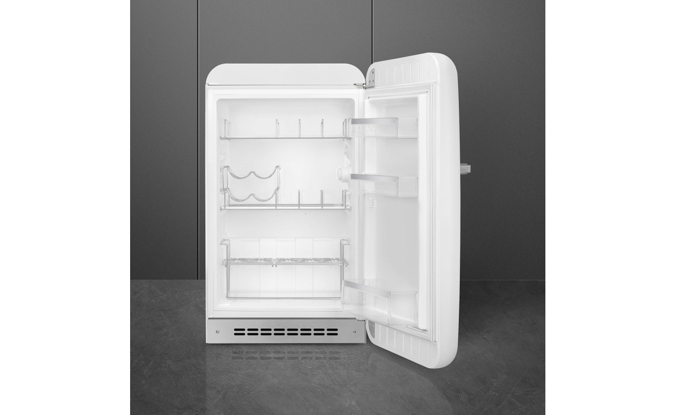 Smeg 135L 50's Style Refrigerator (White) FAB10HRWH6