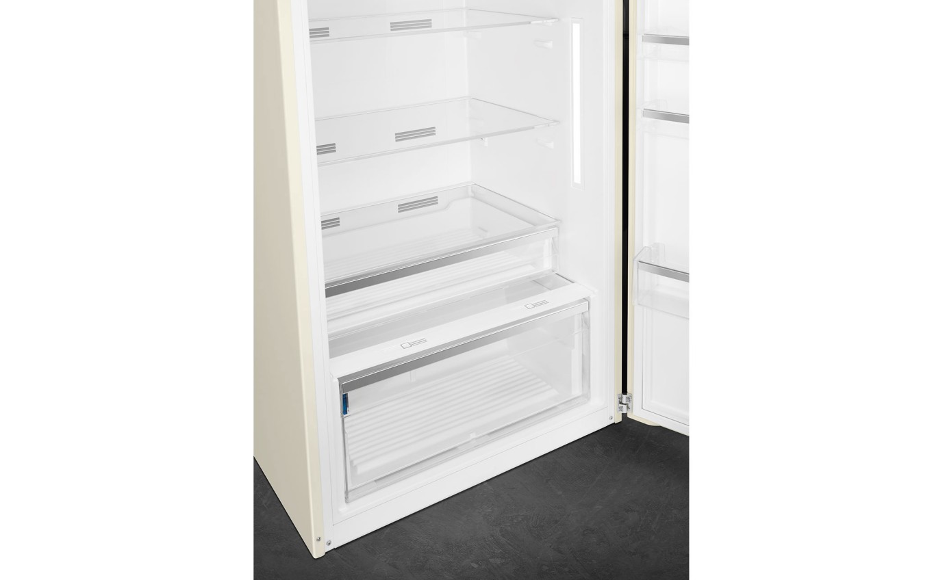 Smeg 524L 50s Style Retro Top Mount Fridge (Cream) FAB50RCR5AU