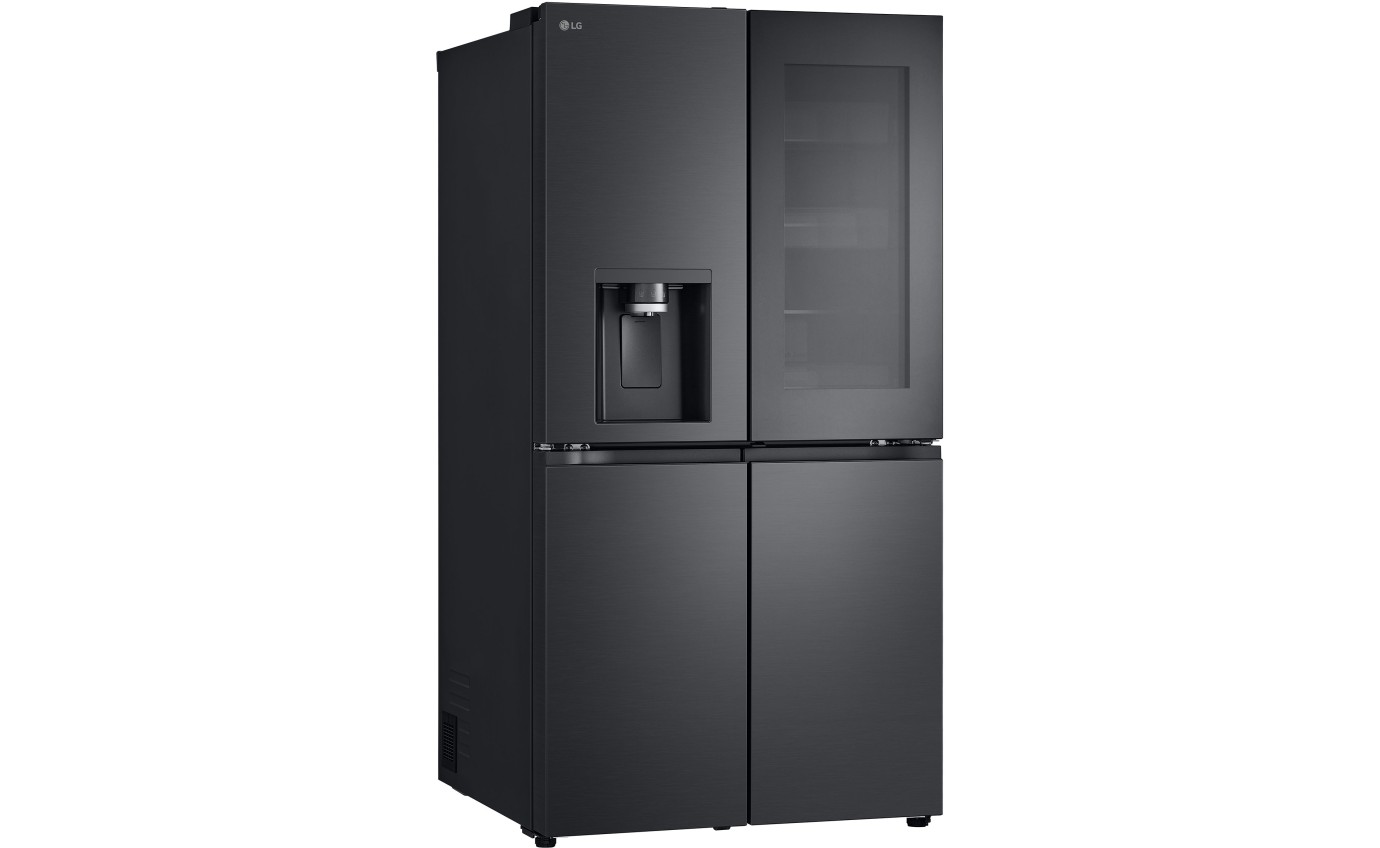 LG 847L InstaView French Door Fridge (Matte Black) GFV900MBLC