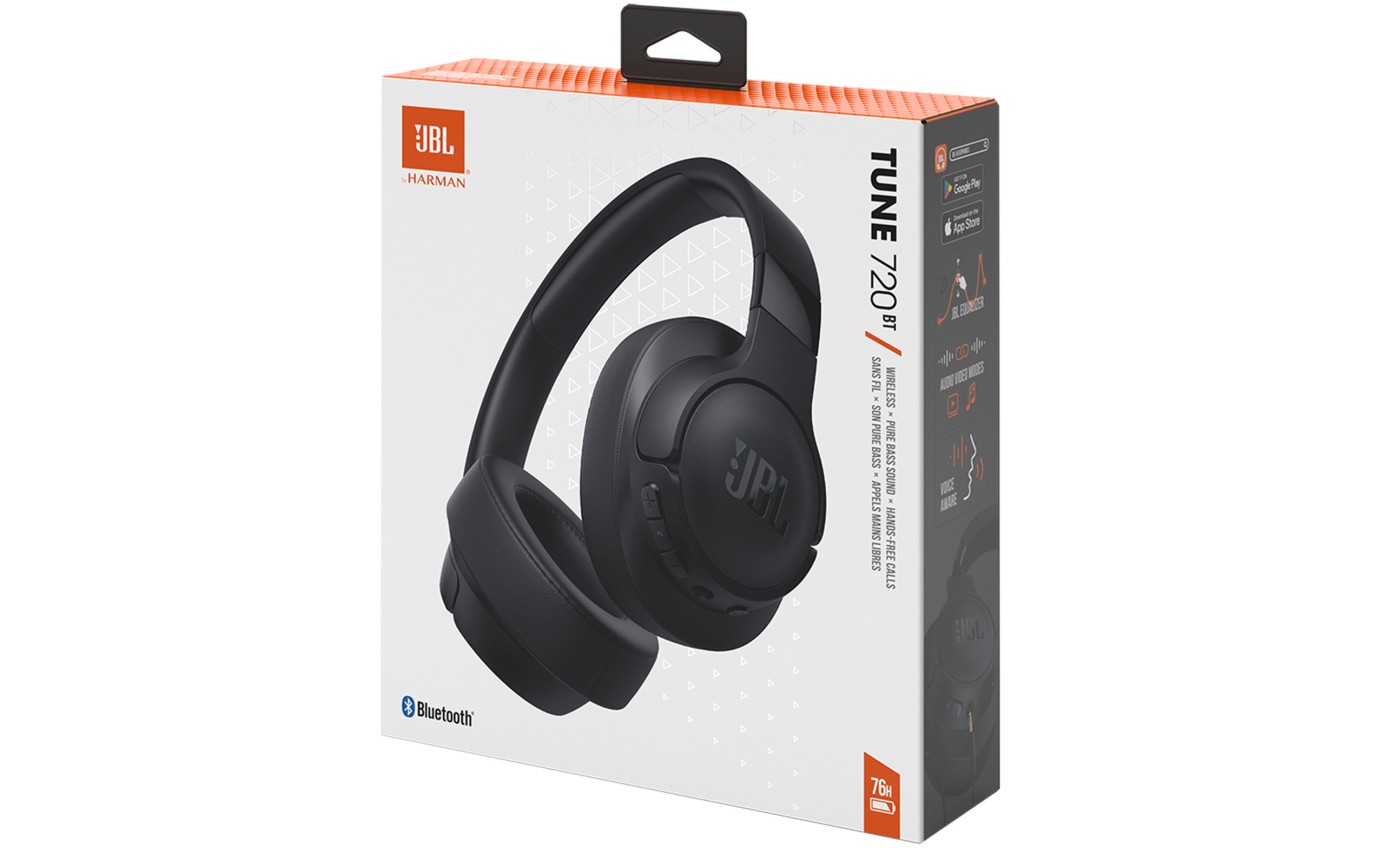 JBL Tune 720BT Wireless Headphones (Black) JBLT720BTBLK