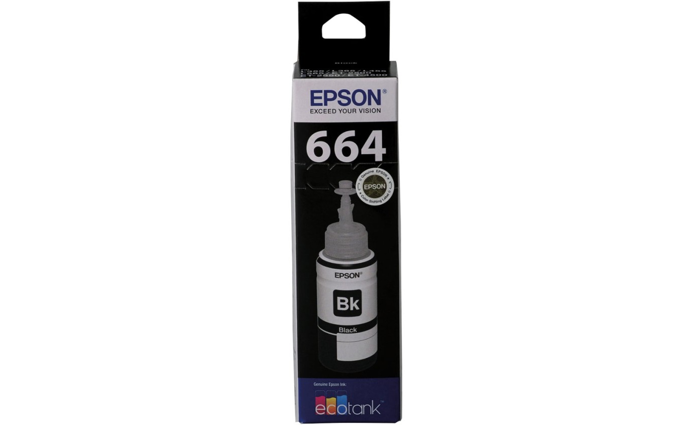 Epson 664 EcoTank Ink Bottle (Black) T664192